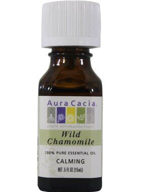 Aura Cacia Pure Essential Oil Wild Chamomile 0.5 fl oz (15 ml)